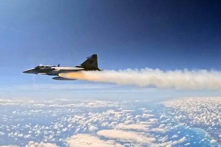 En 2019 Brasil compró 100 misiles Meteor para sus Gripen E.