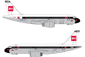 Este será el esquela de pintura que lucirá desde el mes de marzo el Airbus A319 G-EUPJ de British Airways.