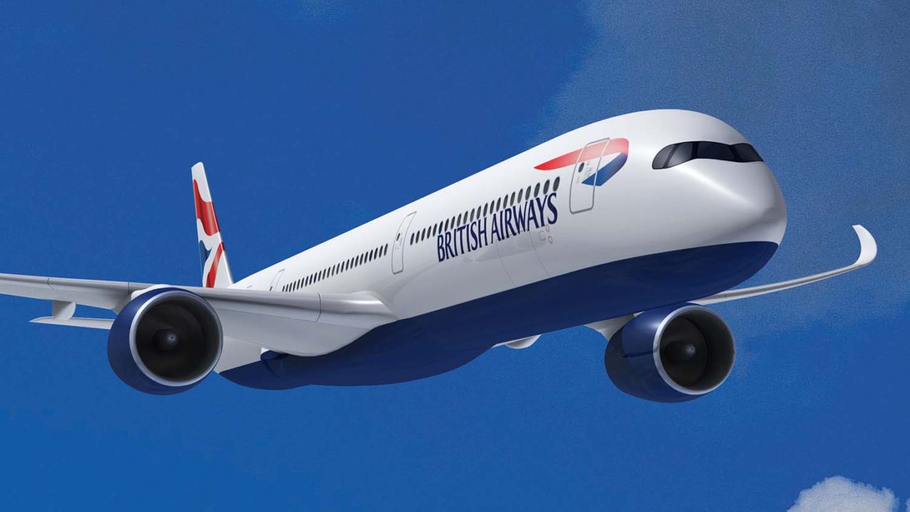 British Airways tiene pedidos 18 Airbus A350-1000.