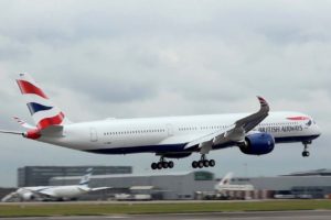 Llegada a Londres Heathrow del primer Airbus A350-1000 de British Airways.