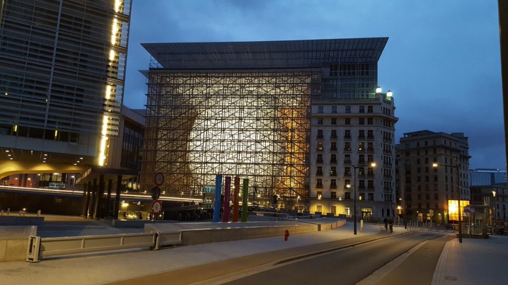 Edifico Europa en Bruselas, sede del Consejo Europeo