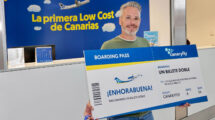 Chedey Suárez, el pasajero 5 millones de Canaryfly.