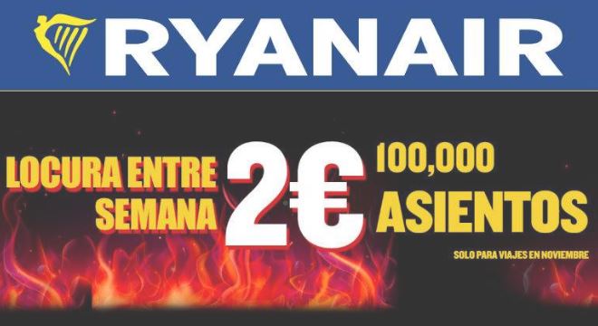 Ryanair pone la venta el de billetes de vuelo a 2€ - Fly News
