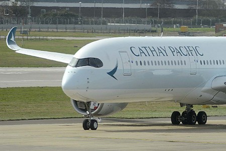 Cathay Pacific seguirá usando el A350 en su ruta a Barcelona.