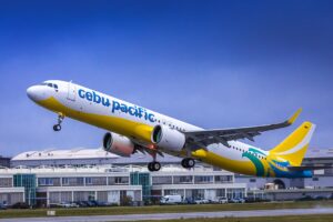 Airbus A321neo de Cebu Pacific.