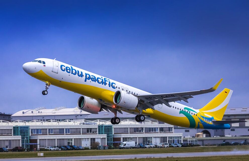 Airbus A321neo de Cebu Pacific.