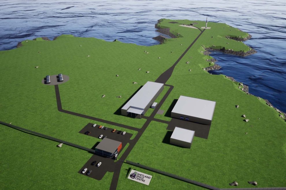 Posible aspecto que ofrecerá el Centro Espacial Shetland de la Agencia Espacial británica.