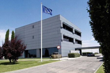 Centro de Satélites de la Unión Europea en la base aérea de Torrejón de Ardoz 