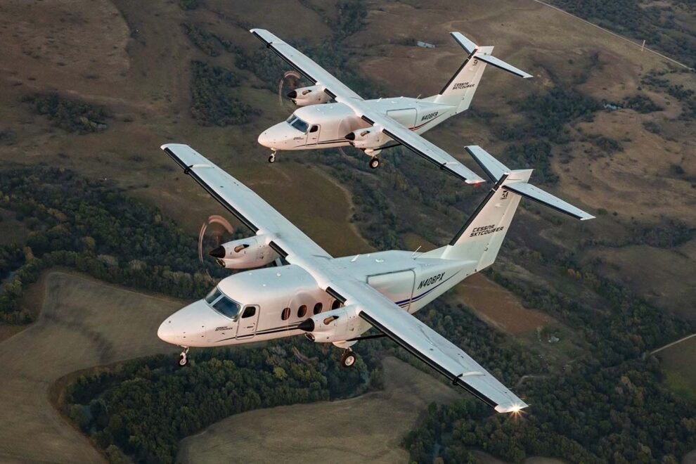 El Cessna SkyCourier se producirá en versión de pasaje y de carga.