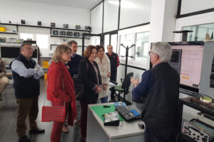 Montserrat Mestres visita instalaciones Cithe en Madrid