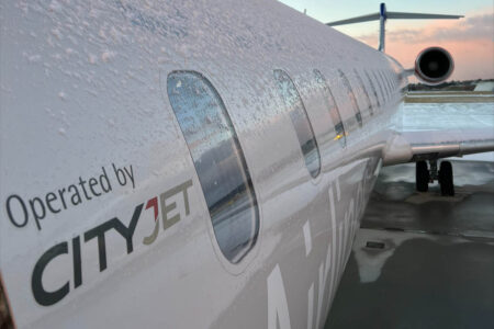Cityjet está especializada en la operación para otras aerolíneas.