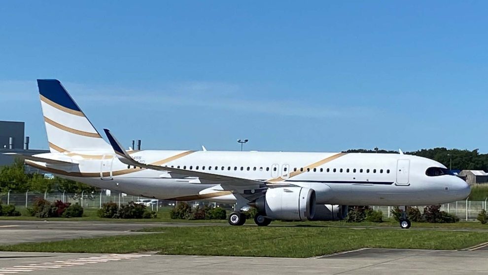 Entre las 24 entregas de Airbus en el mes de mayo de 2020 ha estado este A320neo para Comlux.
