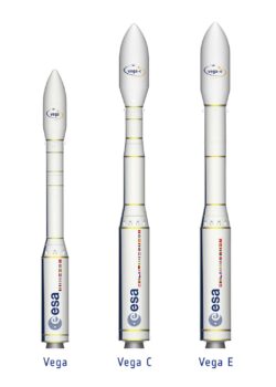 Comparación entre las tres versiones del lanzador Vega.