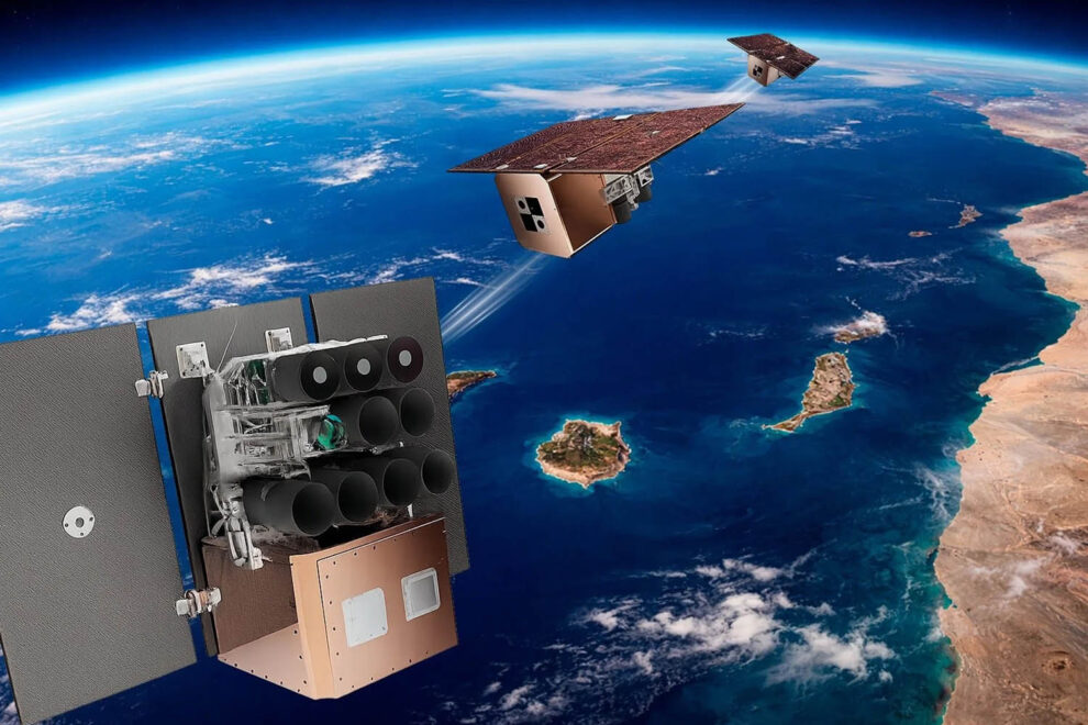 Diseño conceptual de los satélites de la Constelación islas Canarias.