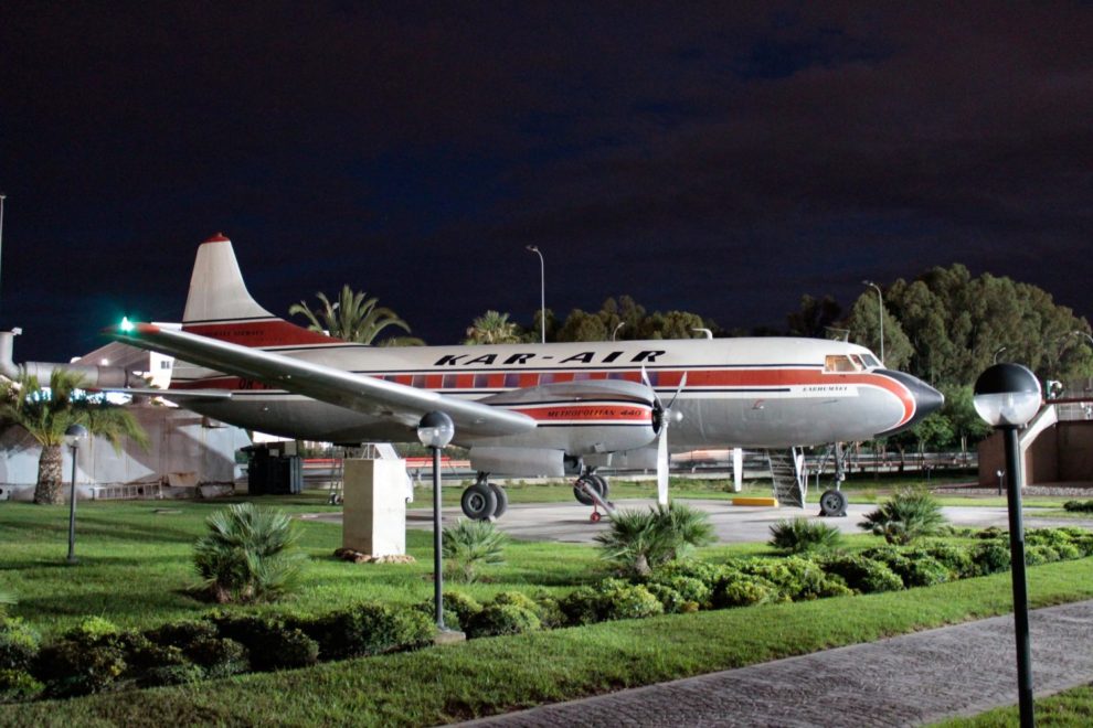 Convair 440 preservado en el Aeromuseo de Málaga. Uno de los varios aviones y miles de objetos que forman sus fondos.