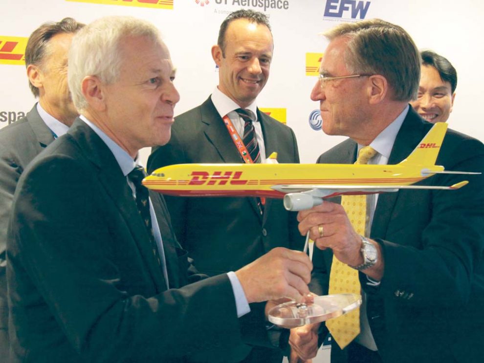Firma entre DHL y Elbe del primer contrato para convertir a cargueros aviones A330.