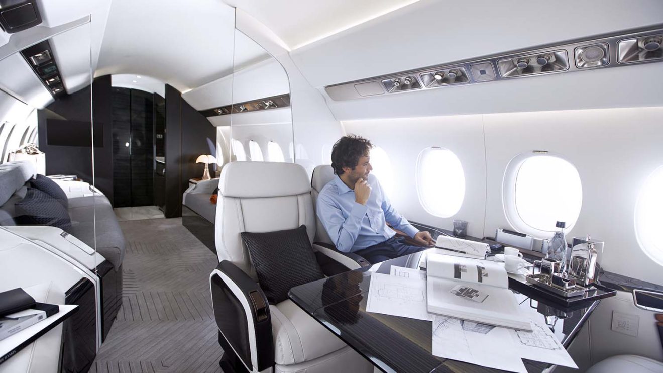 La conectividad a bordo permitirá tanto trabajar como relajarse en vuelo.