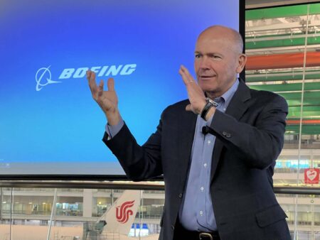 David Calhoun, presidente y consejero delegado de Boeing.