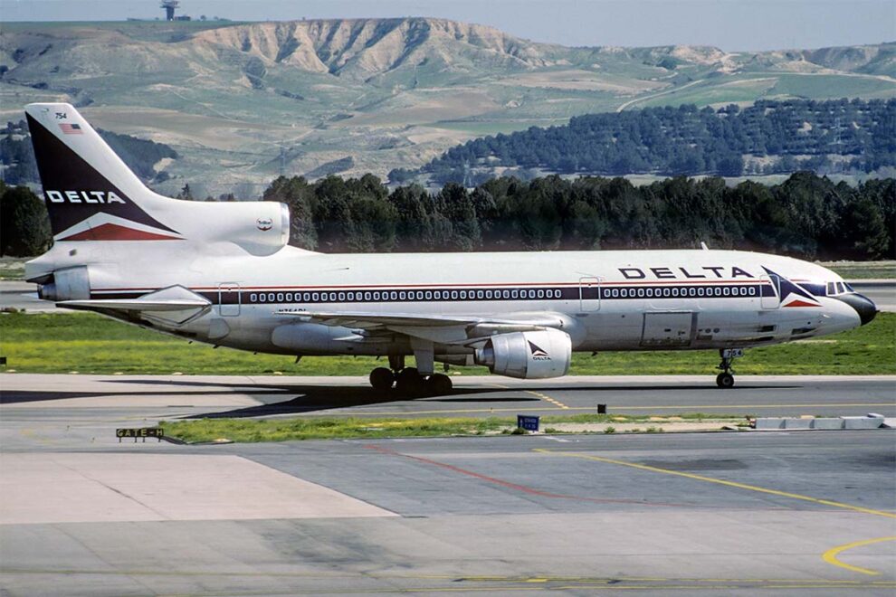Lockheed L-1011 de Delta, el modelo con el que comenzó a volar a España.