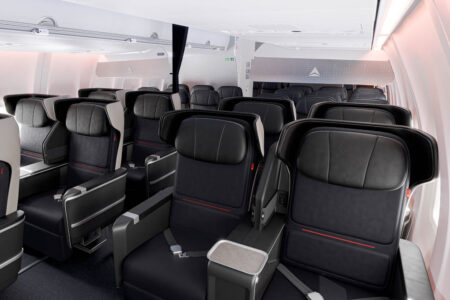 Delta quiere unificar su oferta a bordo con los nuevos asientos.