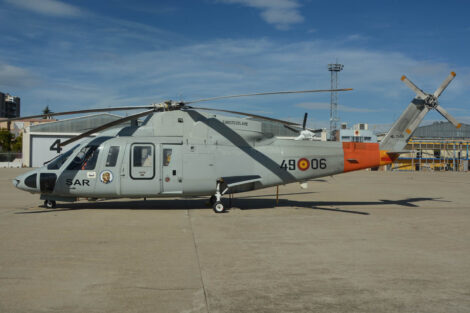 El Sikorsky S-76 en su nuevo trabajo como helicóptero SAR desde hace un par de años.