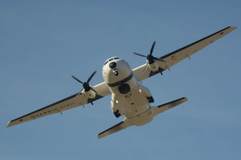 Los dos CASA CN-235 de la Guardia Civil han participado e el desfile de este año.