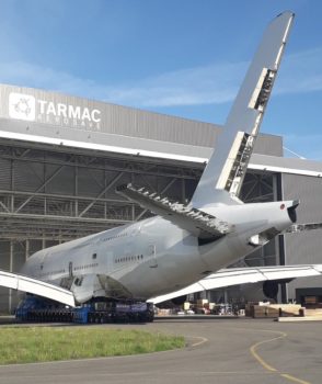 Once meses ha tardado Tarmac Aerosave en retirar todos los líquidos y piezas reutilizables de forma ecológica,