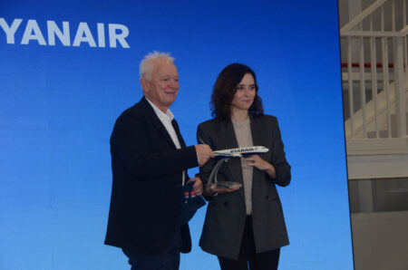 Eddie Wilson e Isabel Diaz Ayuso.