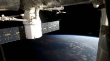 La cápsula Dragon 2 ya acoplada ala ISS.