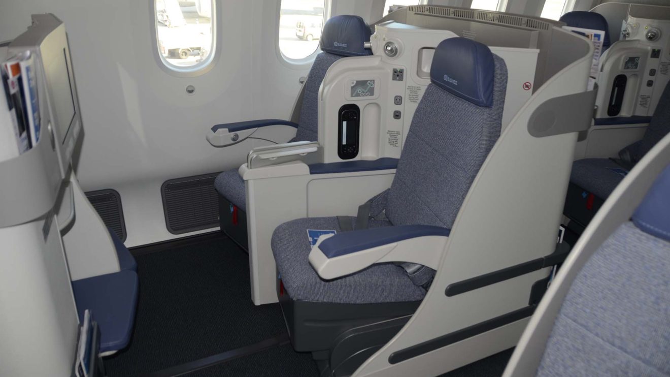 Los asientos de business son los mismos que Air Europa instaló en los Boeing 787-8.