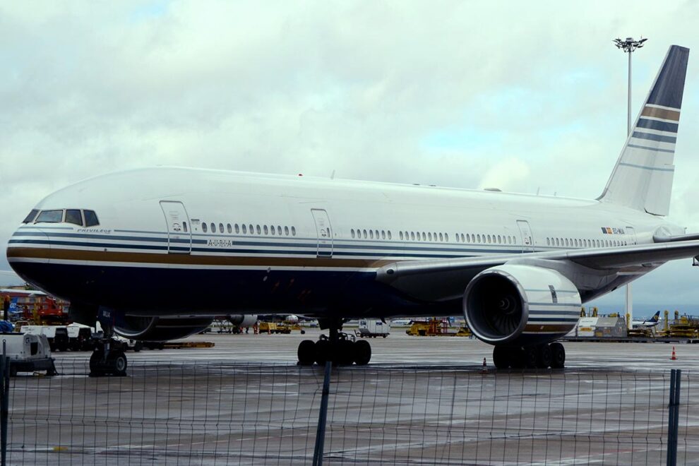 El 19 de noviembre Privilege Style dio de baja su Boeing 777 a la espera de la llegada de uno nuevo.