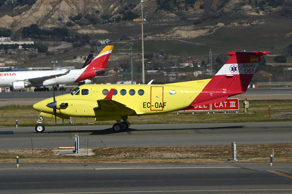 EC-OAF el primer avión con matrícula EC-O" en entrar en servicio
