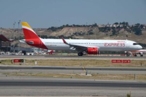 EC-OAU, el A321neo entregado por Airbus a Iberia Express en julio.