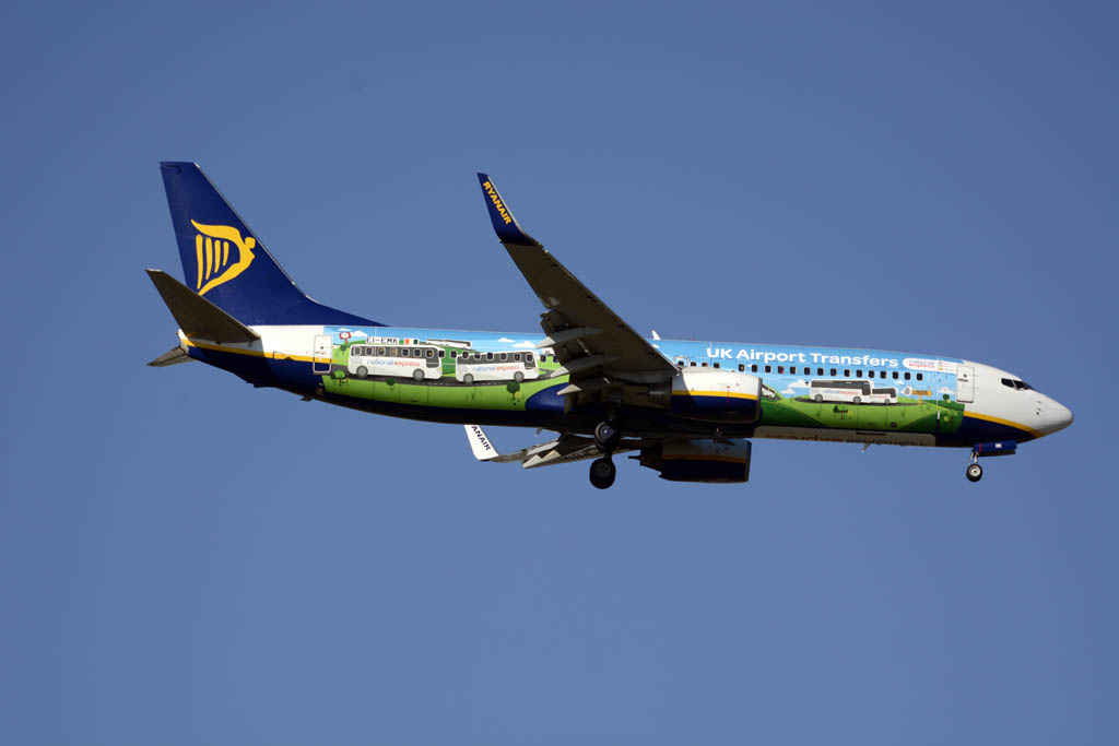 Ryanair transportó 9 millones de pasajeros en abril