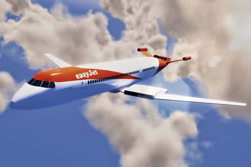 Diseño del avión eléctrico de Wright Electric en el que colabora Easyjet.