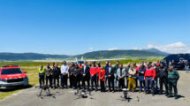 El ejercicio en Lumbier fue presenciado por La consejera de Interior, Función Pública y Justicia del Gobierno de Navarra, Amparo López, acompañada de numerosas autoridades locales.