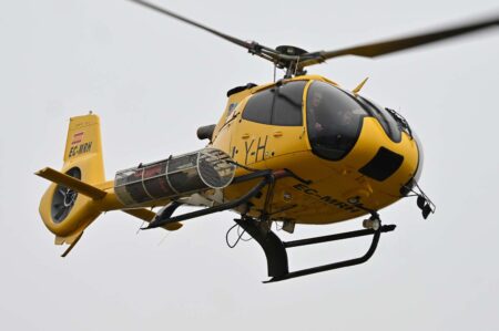 Airbus Helicopters H130 de Eliance, uno de los que usan ya SAF.