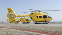 Helicopteros de Eliance, todavía luciendo su antiguo nombre de Habock.