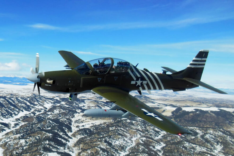 Embraer A-29 Super Tucano.