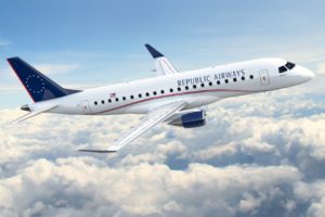 El pedido de 100 Embraer E175 en firme por Republic Airlines y otras tantas opciones ha sido el más importante de los anunciados en el segundo día del salón de Farnborough 2018..