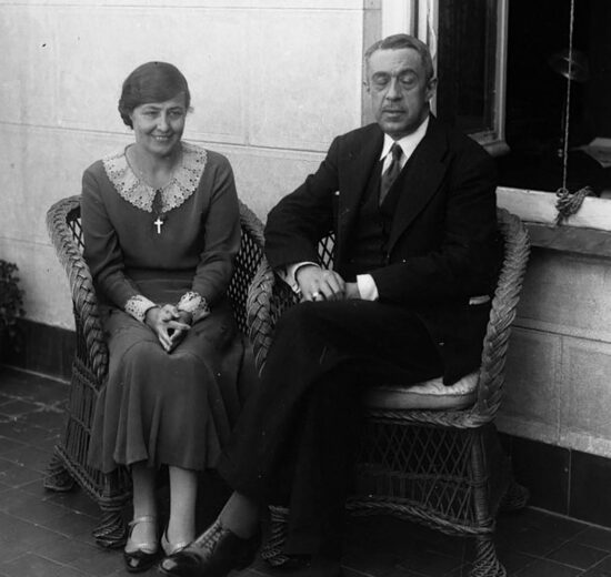 Emilio Herrera y su mujer Irene Aguilera.