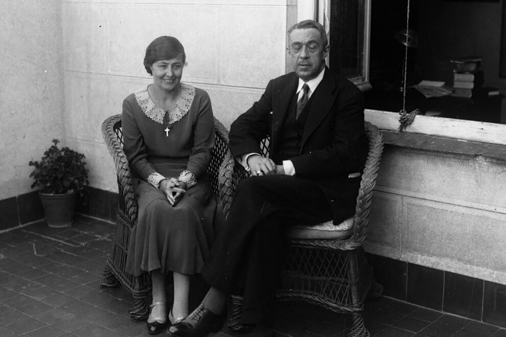 Emilio Herrera y su mujer Irene Aguilera.