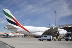 Emirates vuela a Madrid con el Airbus A380 desde el 1 de agosto de 2015.