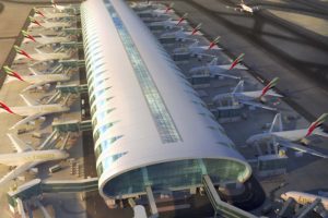 Emirates cosntruyó en el aeropuerto de Dubai una terminal para sus A380.