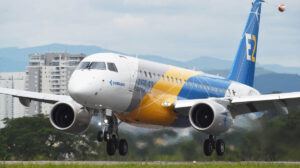 Primer vuelo del Embraer E175-E2 el 12 de diciembre de 2019.