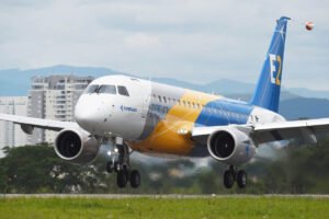 Primer vuelo del Embraer E175-E2 el 12 de diciembre de 2019.