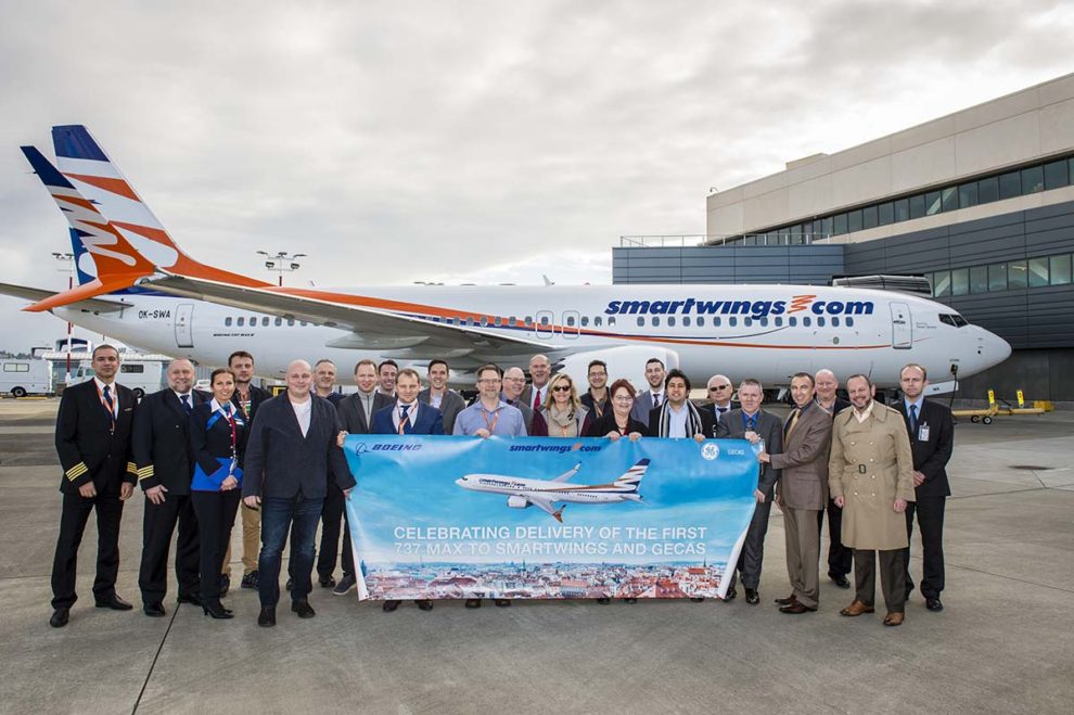 Entrega a Travel Service/Smart Wings de su primer Boeing 737 MAX 8.