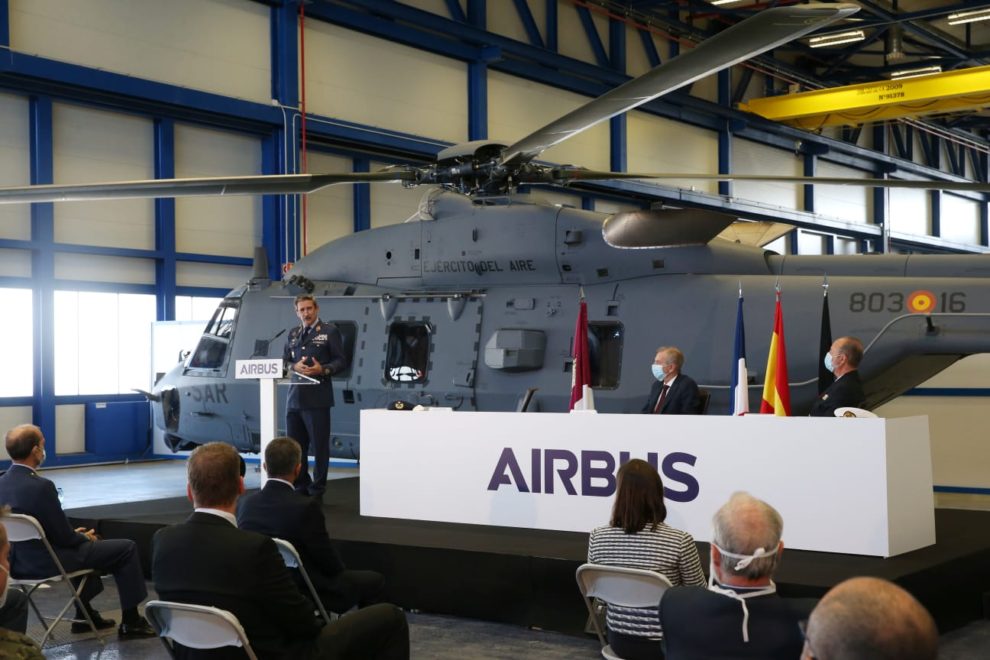 Entre los hechos destacados de Airbus Helicopters en 2020 estuvo el inicio de las entregas de los NH90 del Ejército del Aire español.