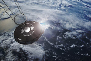 Diseño de la cápsula propuesta por Eos Space X para los vuelos turísticos.