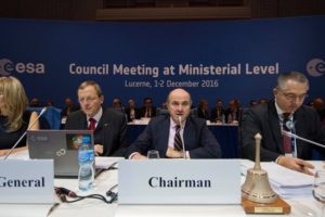 Reunión ministerial de la ESA de 2016.